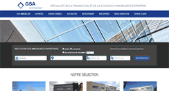 Desktop Screenshot of gsa-immobilier.com