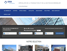 Tablet Screenshot of gsa-immobilier.com